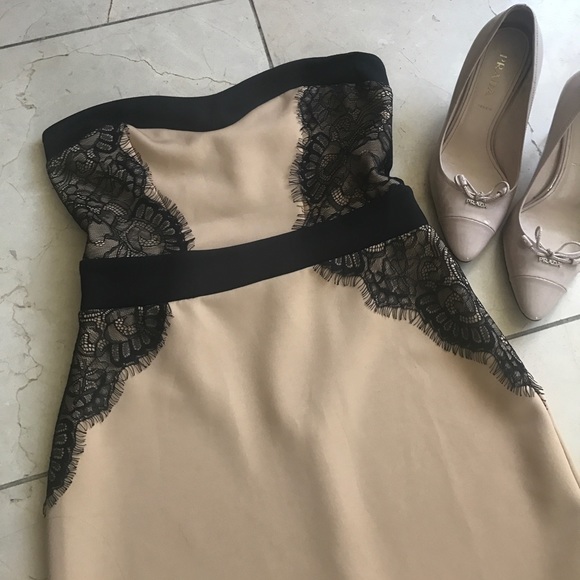 Sz Medium Nude Bodycon Dress - Picture 2 of 4